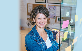 Foto Bereichsleitung Innovation, Entwicklung, Öffentlichkeitsarbeit: Mag. Doris Rath