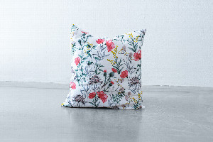 Kissen Blumenmuster