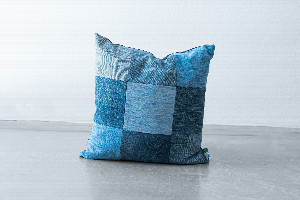 Kissen upcycling Patchwork Denim