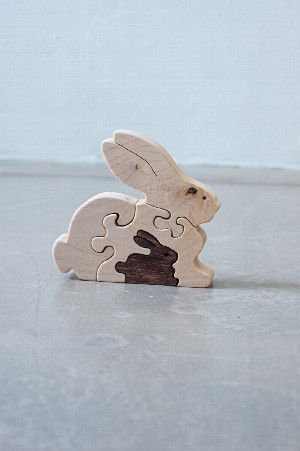 Spielpuzzle Hase